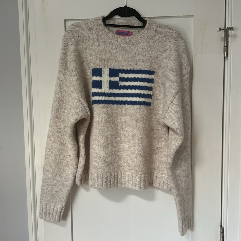 Edikted Greece oversized chunky knit sweater, NWT